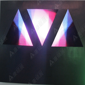 Visualpower triangle shape led screen_triangle LED display_creative LED  display_interior design
